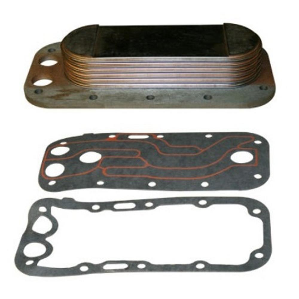 RE36367 Oil Cooler with  Gaskets Fits John Deere Fits JD 7700 7800 8100 8200 830