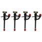 4Pcs Fuel Injector Fits John Deere 3029 4039 6059 6068 Loader 300D 310C 6600