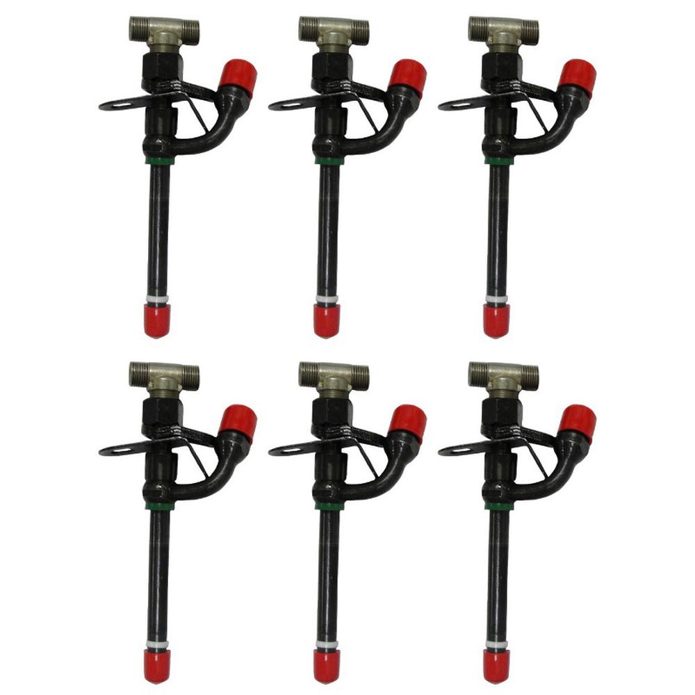 6Pcs Fuel Injector Fits John Deere 3029 4039 6059 6068 Loader 300D 310C 6600