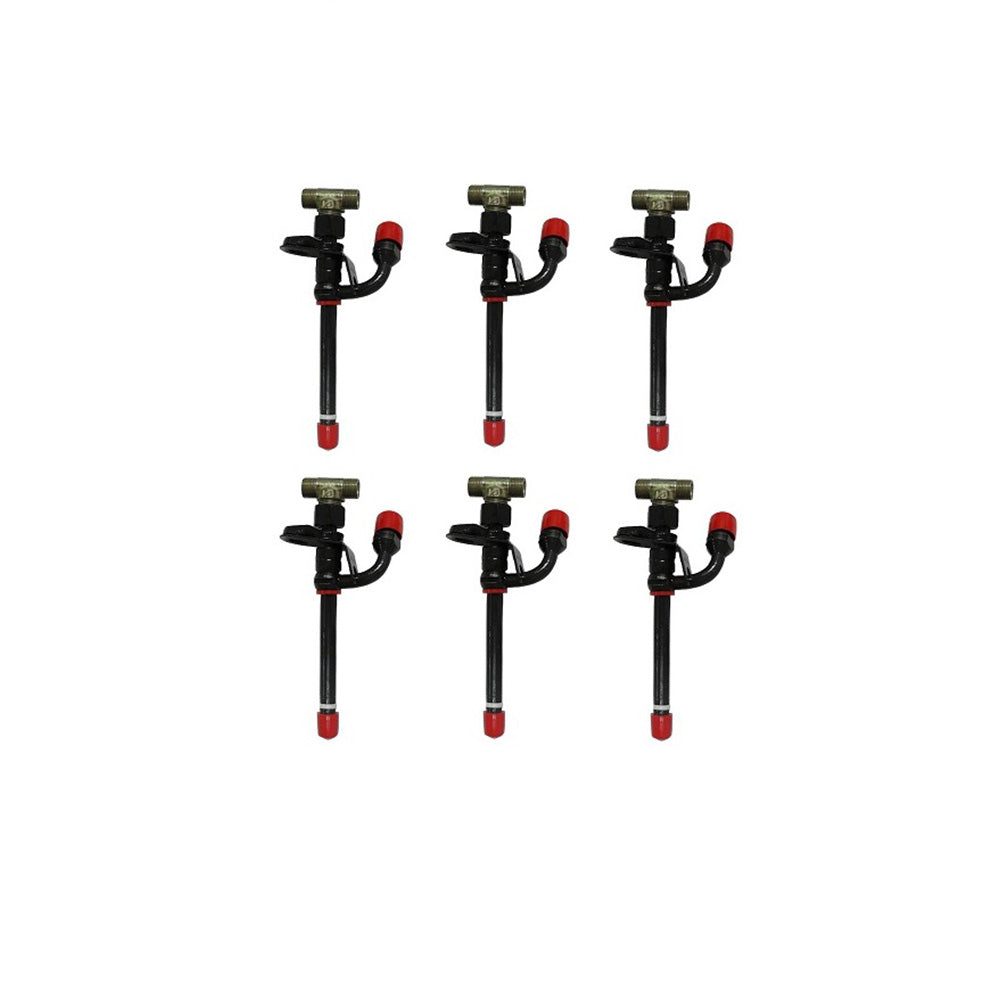Set of 6 Fuel Injector Nozzles Fits John Deere 300D 310C 310D 315C 315D 344E 344