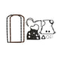Fits John Deere RE501579 GASKET, O/H SET 4219 NEW