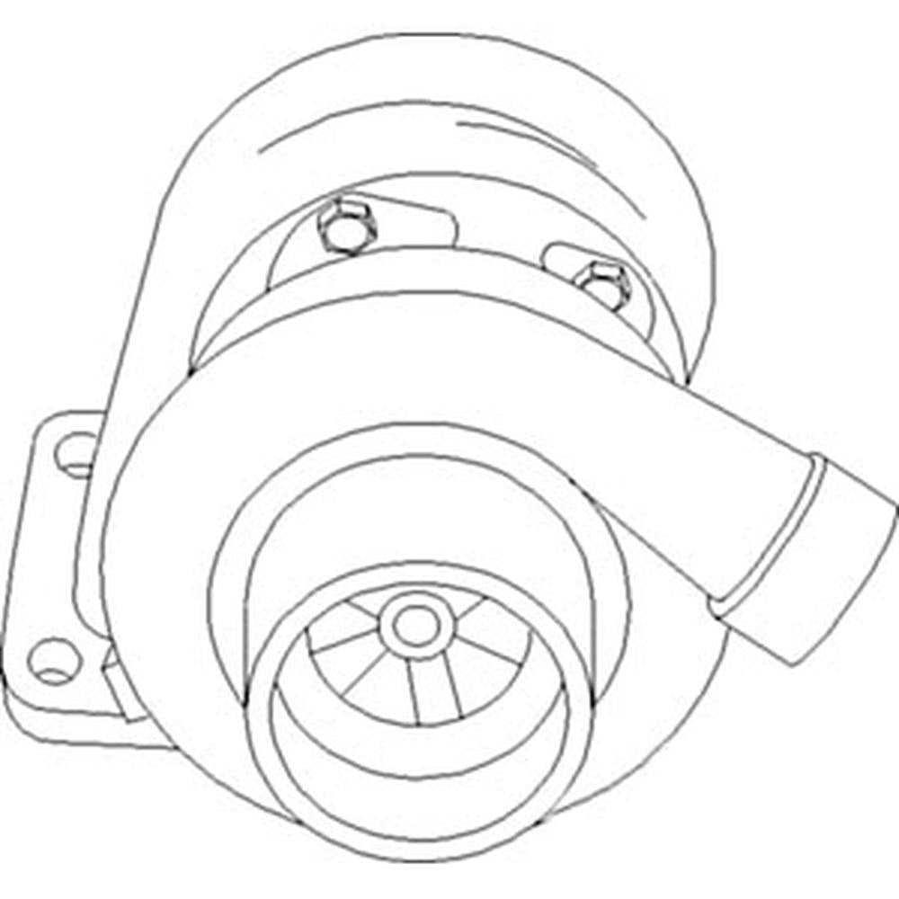 RE503722 RE503722T 317360 Turbocharger Fits John Deere Fits JD Tractor 4039T