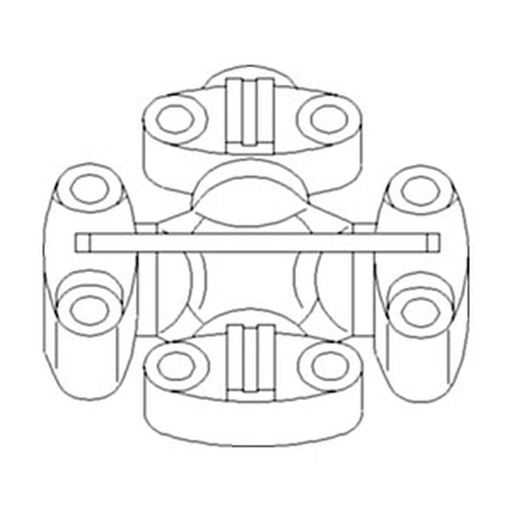 Cross and Bearing Assembly Fits John Deere 7720 7400 7700 7710 7800 7810 7200