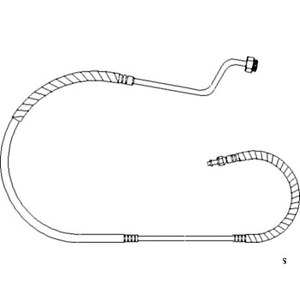 88RE57320 A/C Condenser to Quick Coupler (Pressure) Hose Line Fits John Deere