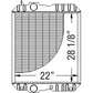 RE50311 Radiator Fits John Deere Fits JD 4700 4710 4890 4895 7600 7610 7700 7710
