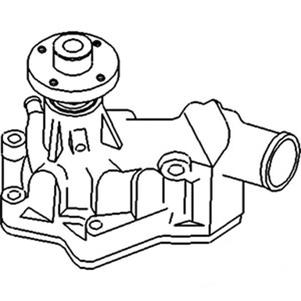 RE67037 Water Pump Fits John Deere Fits JD Tractor 5310