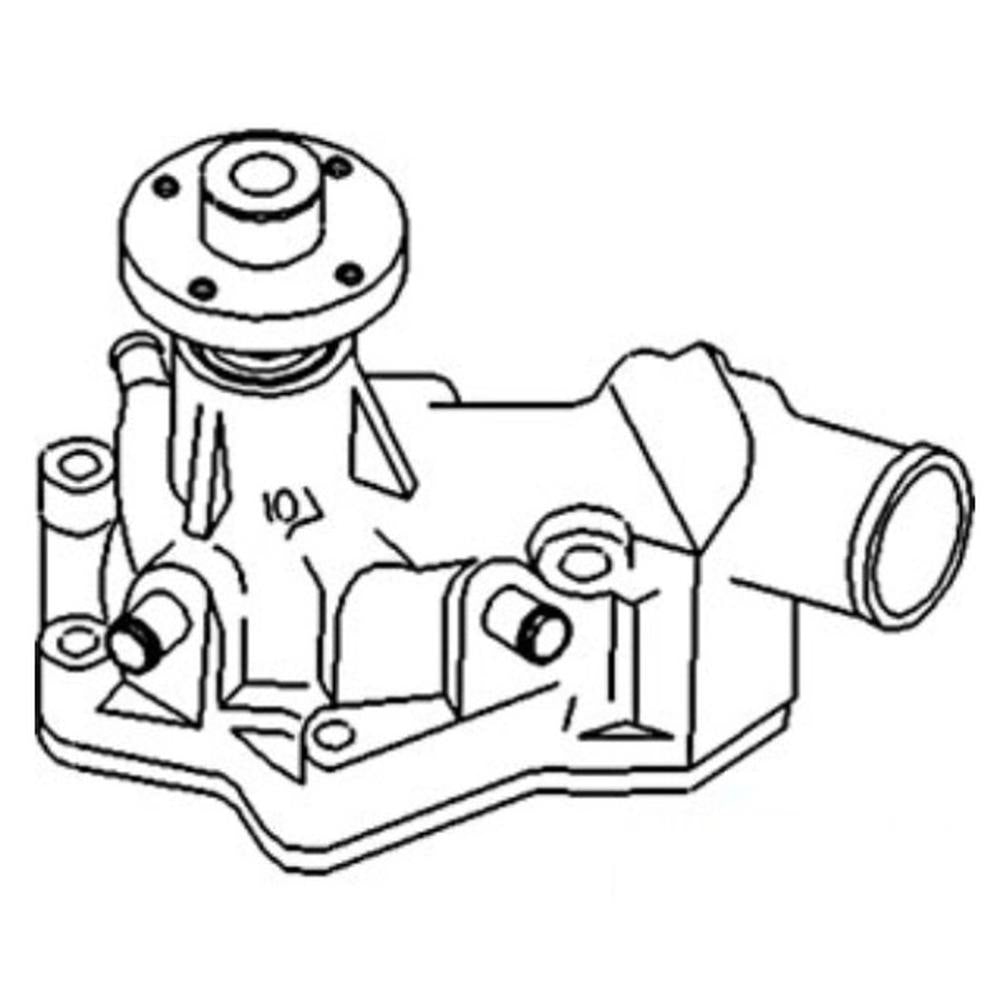 Water Pump Fits John Deere 1630 2030 2155 2355 5210 5310 5410 5510 5300 RE67185