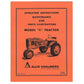 REP032 Operators Manual - Fits Allis Chalmers Model "C" Tractor