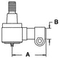 New RH Steering Cylinder End 186796C1 Fits Case-IH Combines 1644 1666 1420 2366