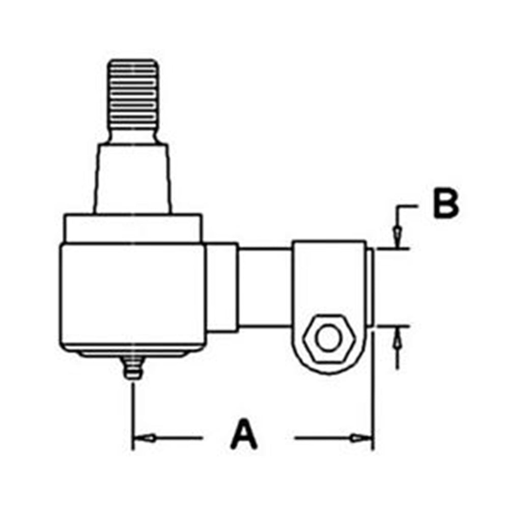 Power Steering Cylinder End Fits Case IH 2166 2366 1640 1660 Fits International