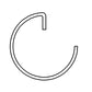 Rear Axle Nut Lock Ring 8N4187 Fits Ford Tractor NAB NAA 8N Golden Jubilee