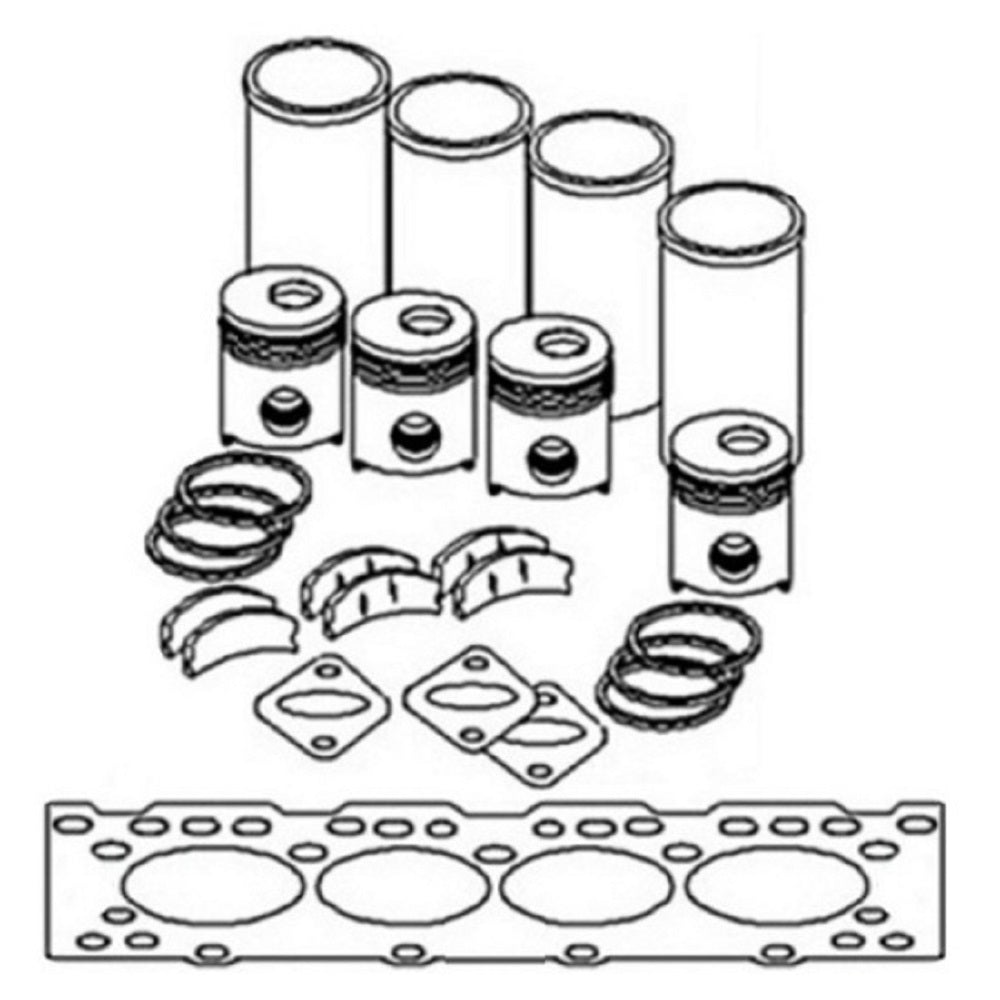 RG17892 New .020 Major Engine Overhaul Kit Fits John Deere 690B 693C 740 4320 +
