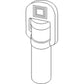 RLP2059 Plain Pipe and Bracket Rotating Beacon Mount for BLA9810 Amber Light