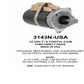Starter — "FORD MARINE 4.5"" 9T CCW" Fits OMC Replaces ROM3143N-USA