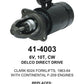Starter — 10MTE 6V 10T CW Fits Clark Replaces ROM4003N-USA