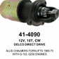 Starter — 10MTE 12V 10T CW F/LIFT Fits Allis Replaces ROM4090N-USA