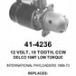 Starter — 10MT-HT 12V 10T CCW Fits International Replaces ROM4236N-USA