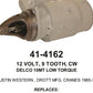 Starter — 10MT-HT 12V 9T CW Fits Austin Western Replaces ROM4297N-USA