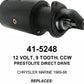 Starter — PREST STR 12V 9T CCW Fits Chrysler Replaces 28759272095509