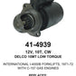 Starter — 10MT-HT 12V 11T Fits International Replaces ROM6711N-USA