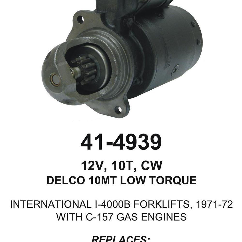 Starter — 10MT-HT 12V 11T Fits International Replaces ROM6711N-USA