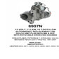 Starter — 39MT 12V 12T 45mm KIT Fits Blue Bird Replaces ROM6907N-USA