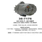 Alternator — DELCO 10SI-116 24V 40A SE Fits Case IH Replaces ROM7176NSE-USA