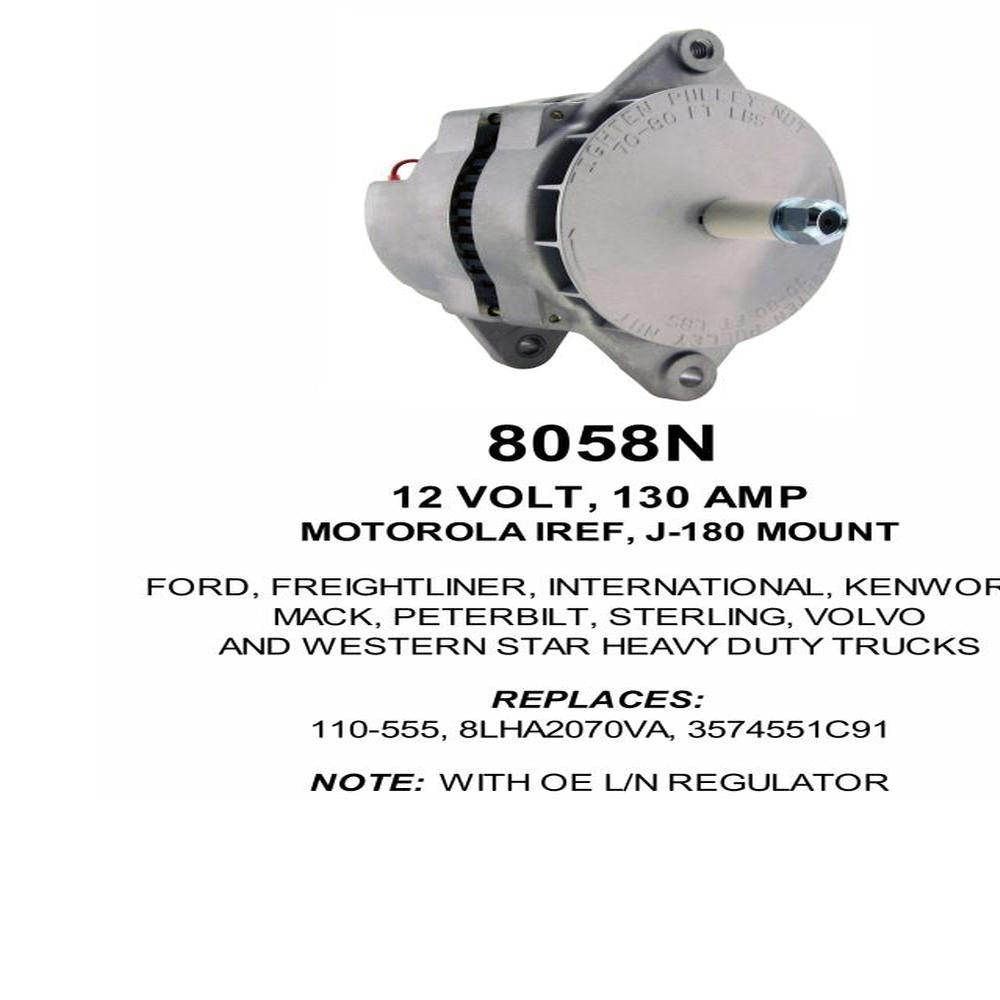 Alternator — MTROLA 12V 160A J-180 Fits Challenger Replaces ROM8058N-USA