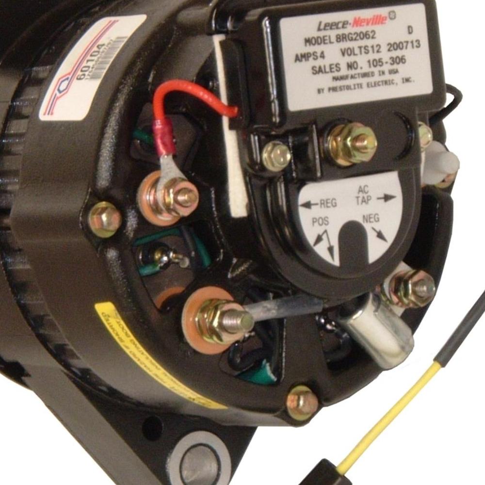 Alternator — MOT IREF 12V 51A MARINE Fits Mustang Replaces 420-32382