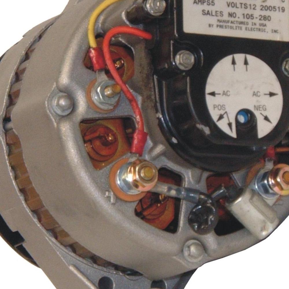 Alternator — MOT IREF 12V 90A J/D Fits John Deere Replaces RE50411RE50811
