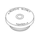 RW0021-4 E62A8100A 7 lb Radiator Cap Fits Ford Dexta and Super Dexta Models