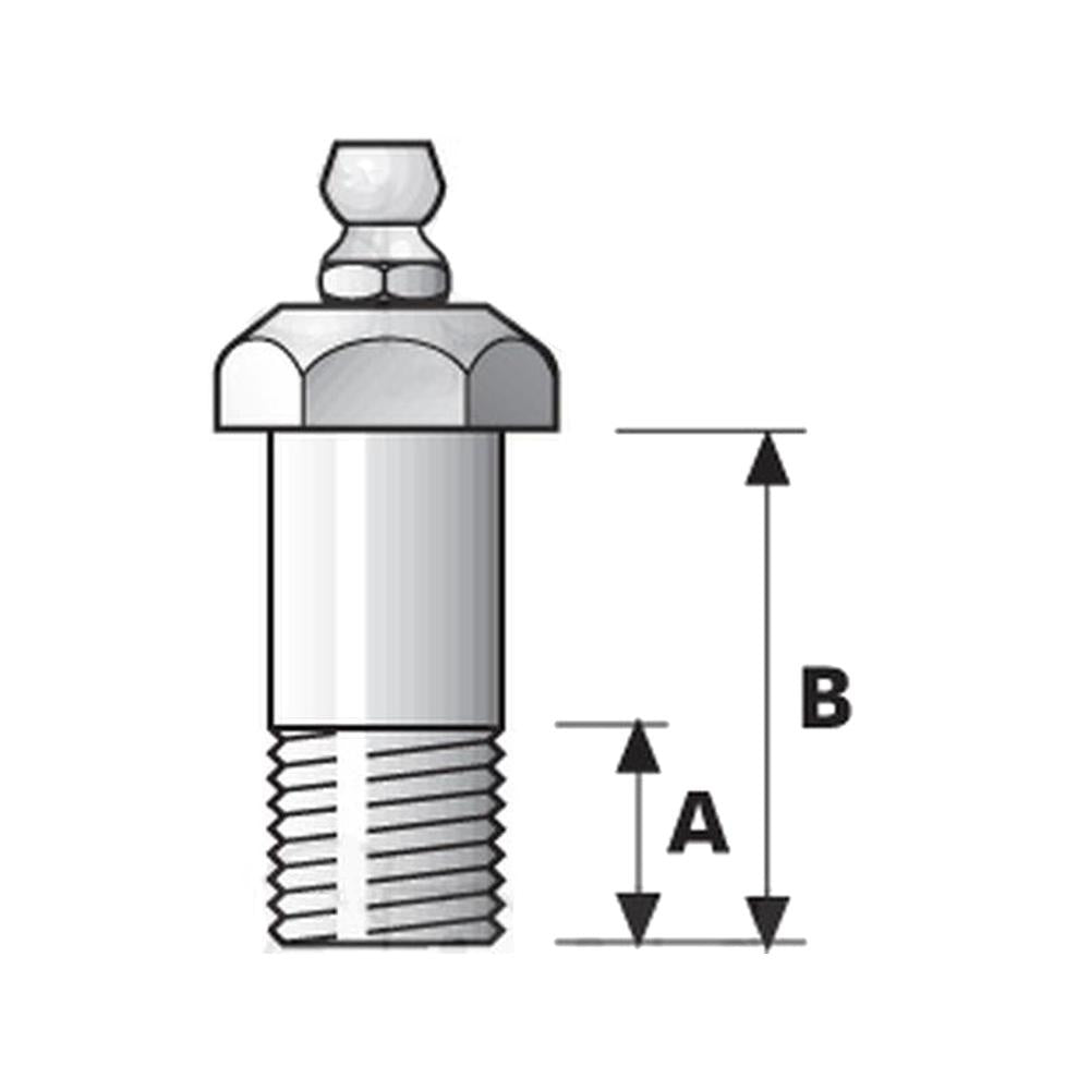 S.11220 Grease Nipples - Extra Long (1/4'''' UNF)