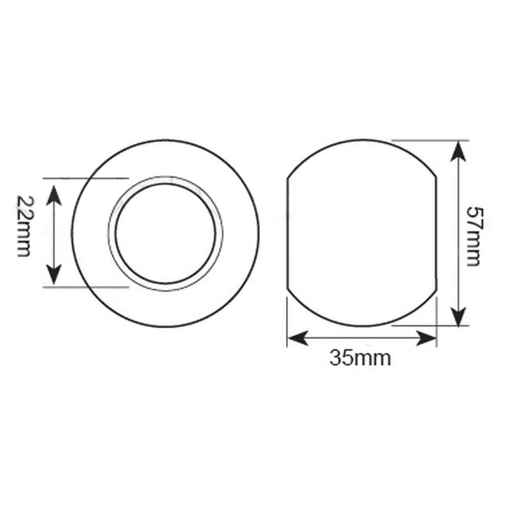 S.12237 Lower Link Balls & Retaining Clips Fits Massey Ferguson