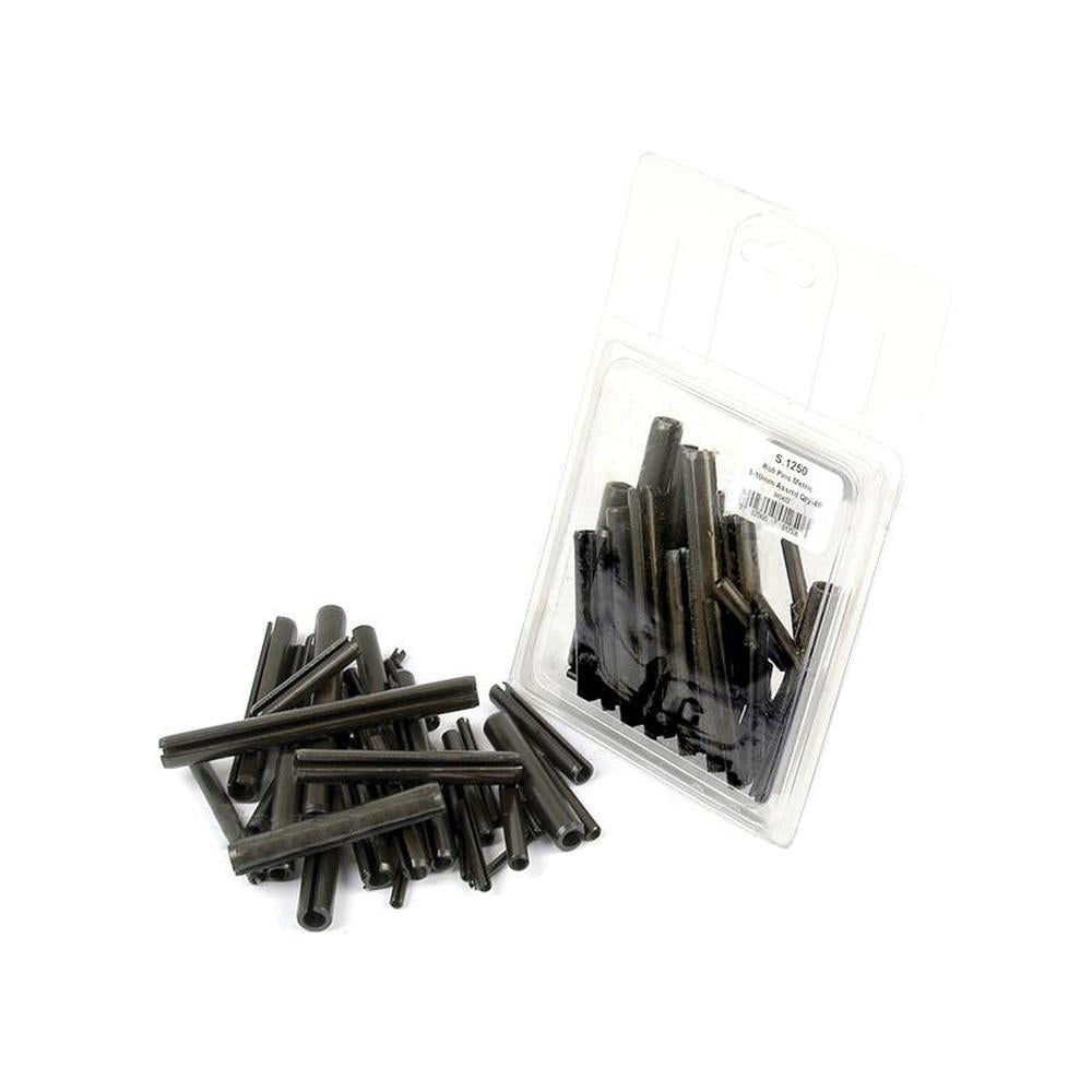 S.1250 Roll Pins Assortment - 3 - 10mm, 40 pcs. Agripak.