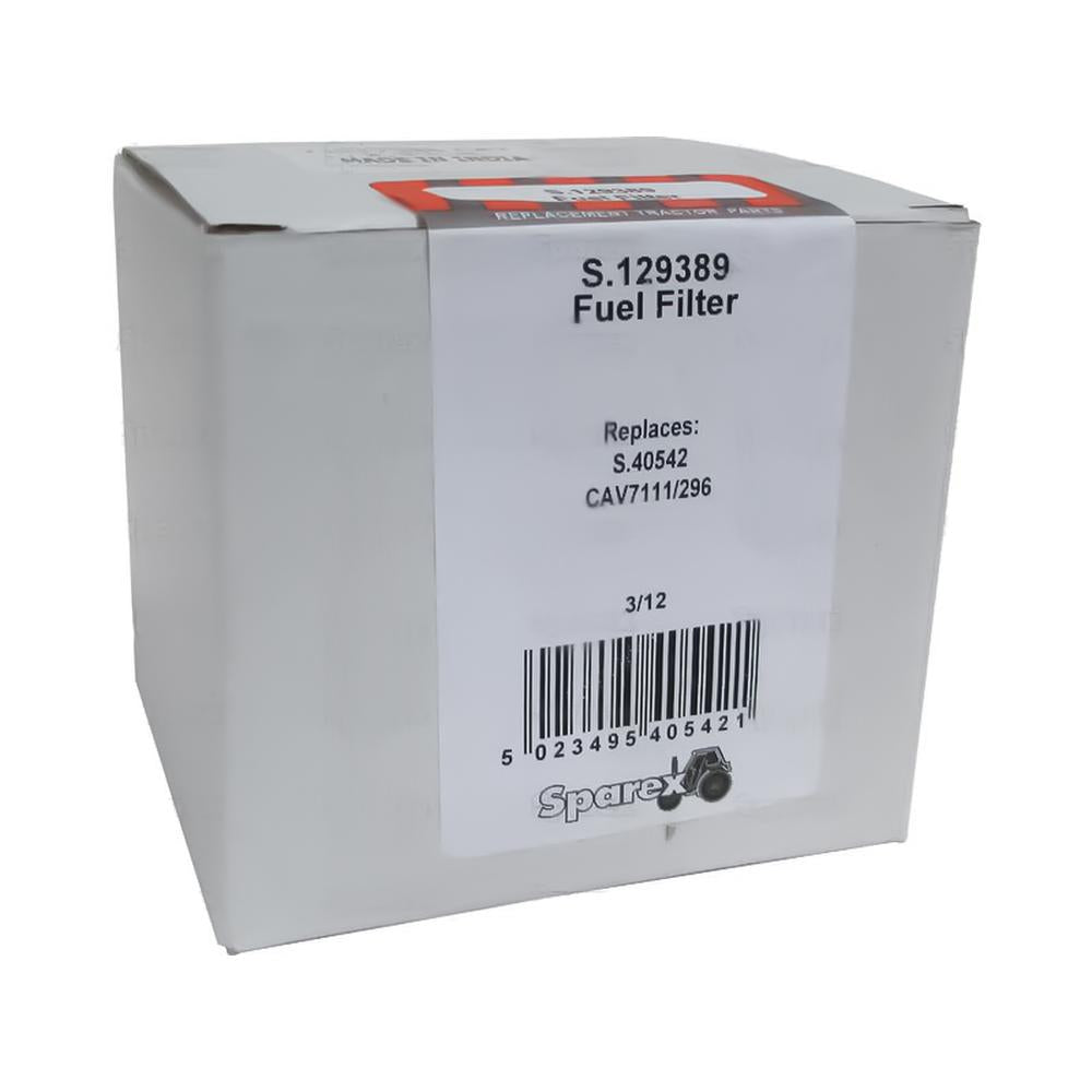 S.129389 Fuel Filter - Element - Fits CAV