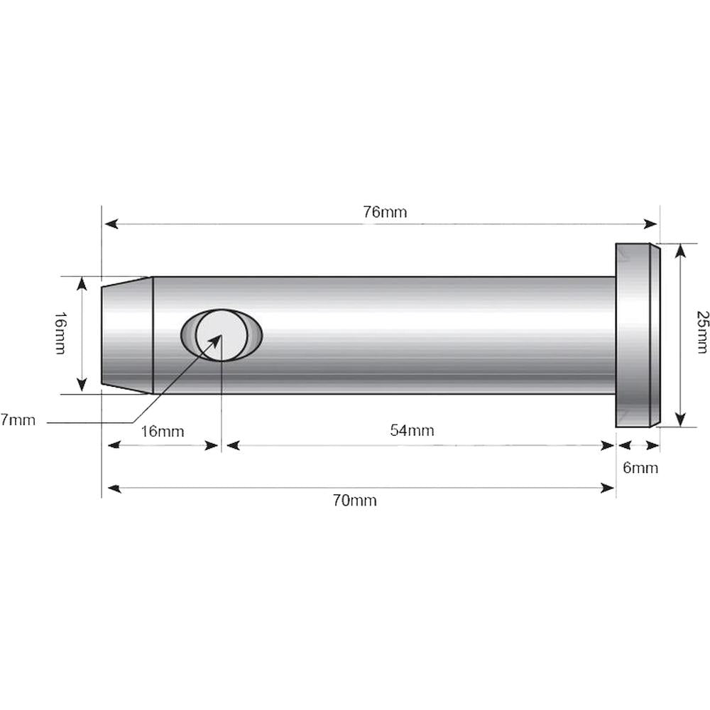 One New Aftermarket Top Link Pin Standard (Fits CAT. 0) 5/8" x 2-1/8"