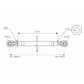 S.15347 Top Link Heavy Duty (Fits CAT.2/2) Min: 680mm - Fits Massey Ferguson