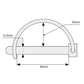 S.16496 Linch Pin, Bar Hole Stabalizer Fits Ford/New Holland