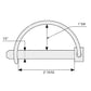 S.16496 Linch Pin, Bar Hole Stabalizer Fits Ford/New Holland