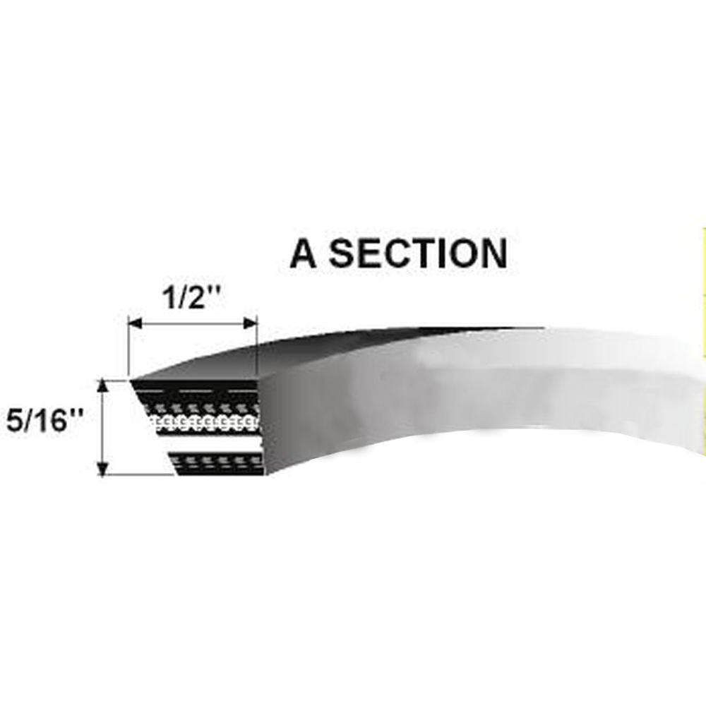 S.18746 V Belt - A Section - Belt No. A64 Fits Belt References