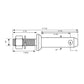 S.198 Lower Link Implement Mounting Pin (Fits CAT. 1)