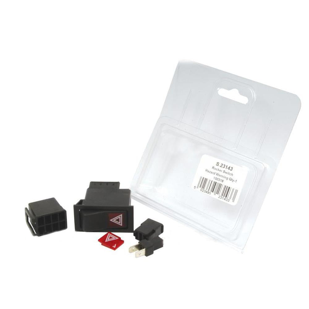 S.23143 Rocker Switch - Hazard, 2 Position (On/Off) Fits Ford/New Holland