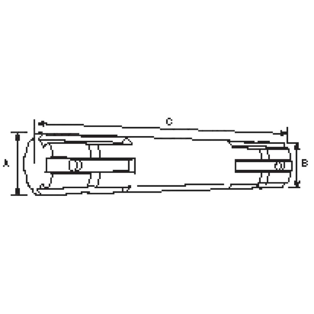 S.278 PTO Splined Shaft, Both Ends - 6 Spline, Length: 230mm