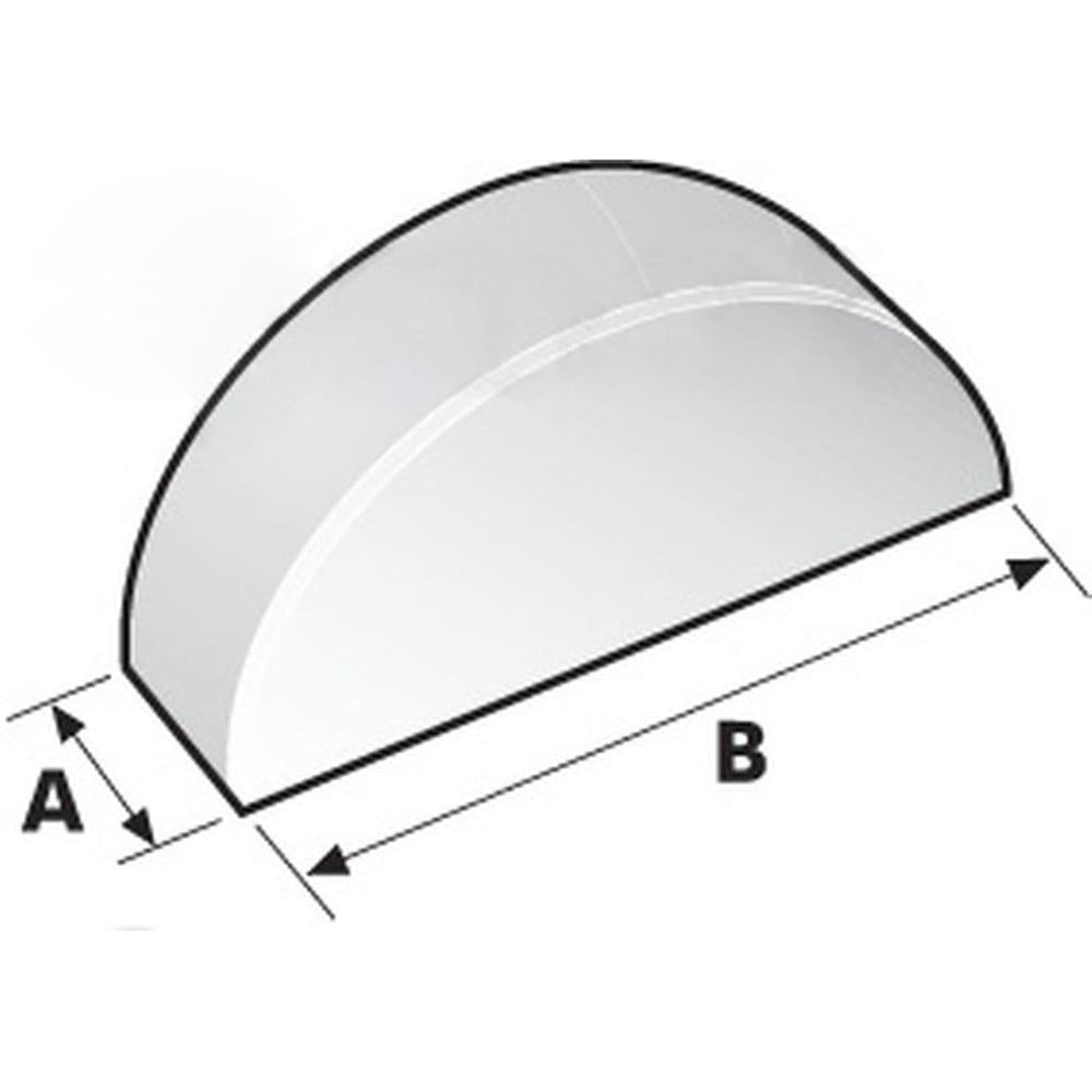 S.2904 Woodruff Key 3/32'' x 1/2'' (Din 6888) Fits Landini