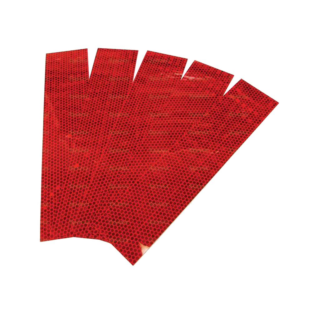 S.29908 Red Reflective Tape, 2'' x 9'' (5 pcs.)
