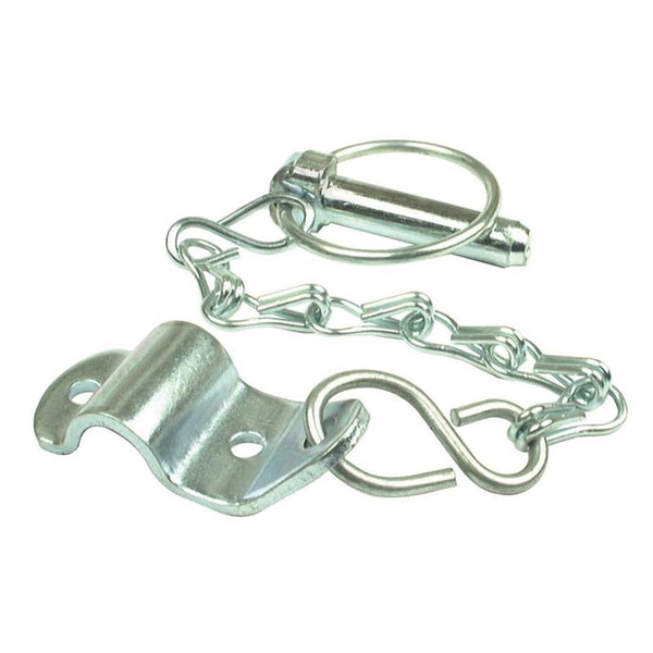 S.30 Round Linch Pin, Chain & Bracket Assembly, Pin 11mm Fits