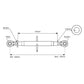S.315 Top Link Standard Duty (Fits CAT.1/2) Ball and Ball, Min mm: 525mm