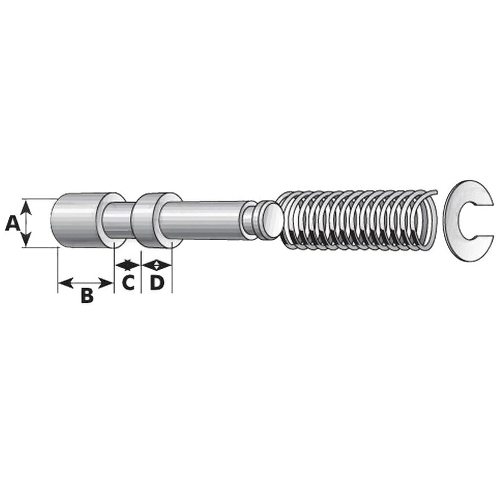 S.3217 PTO Yoke Pin - Pin Ø:14mm (Agripak 2 pcs.)