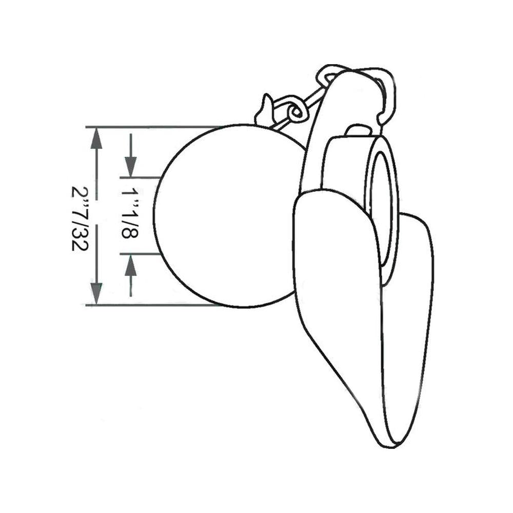 Lower Link Ball, Guide Cone and Linch Pin (Fits CAT. 2/2) Fits Fiat