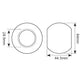 S.33006 165045A Lower Link Ball 1-3/4'' Width Category 3/2 Fits White/Oliver